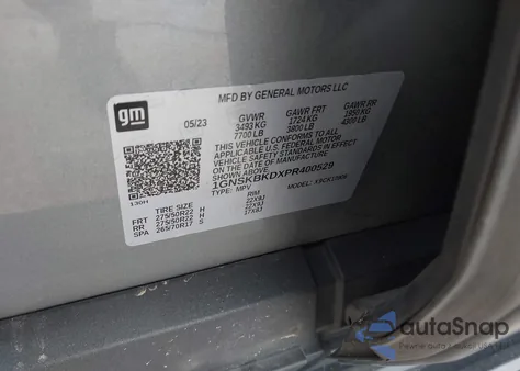 2023 Chevrolet Suburban 4Wd Ls z USA, uszkodzony, nr VIN 1GNSKBKDXPR400529